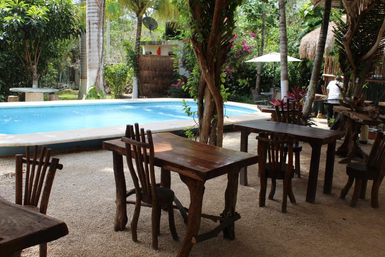 Vila Cabanas La Alborada Tulum Exteriér fotografie