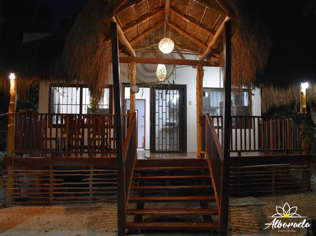 Vila Cabanas La Alborada Tulum Exteriér fotografie